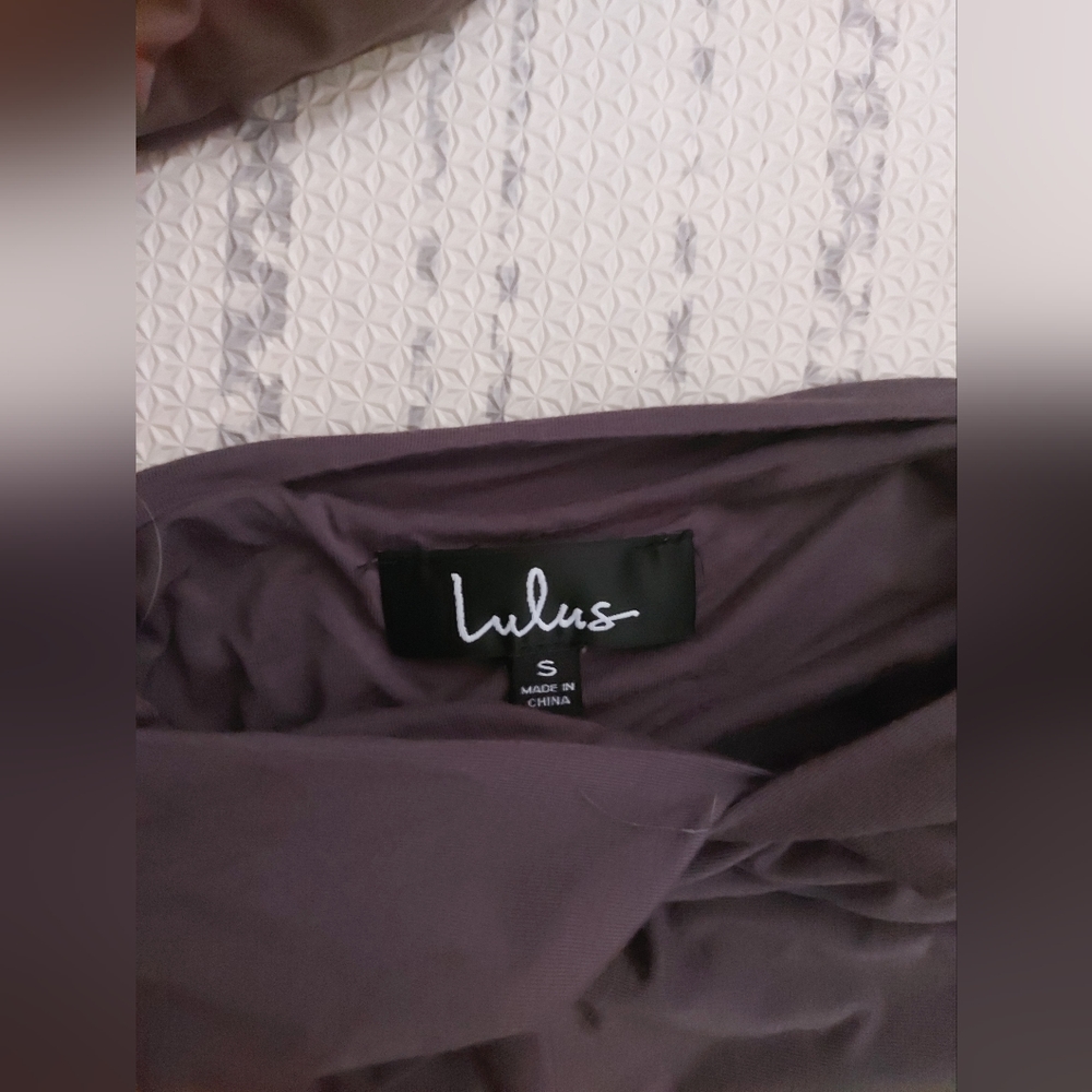 Lulus Dark Gray Convertible Infinity Formal Dress - Picture 7 of 8